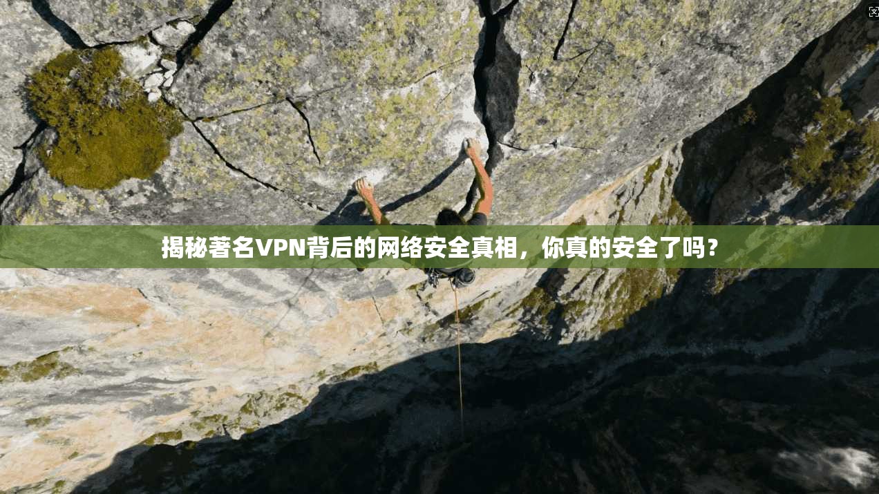 揭秘著名VPN背后的网络安全真相,你真的安全了吗?