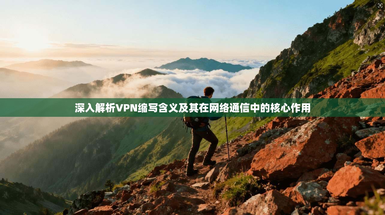 深入解析VPN缩写含义及其在网络通信中的核心作用