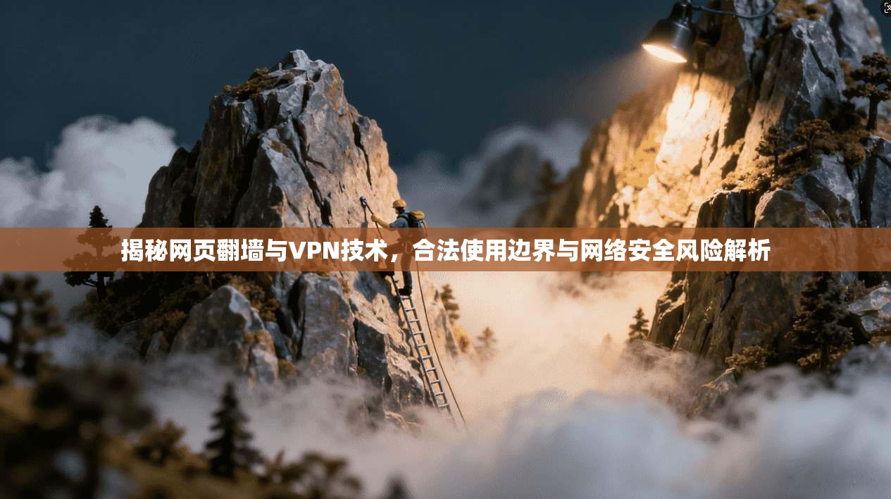 揭秘网页翻墙与VPN技术，合法使用边界与网络安全风险解析