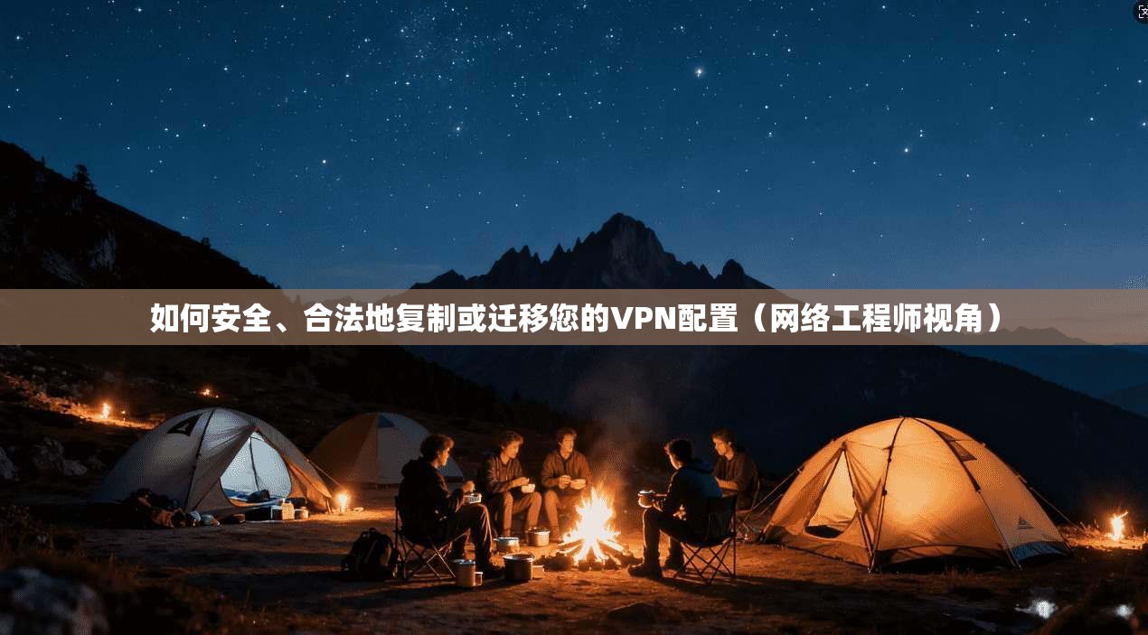 如何安全、合法地复制或迁移您的VPN配置（网络工程师视角）