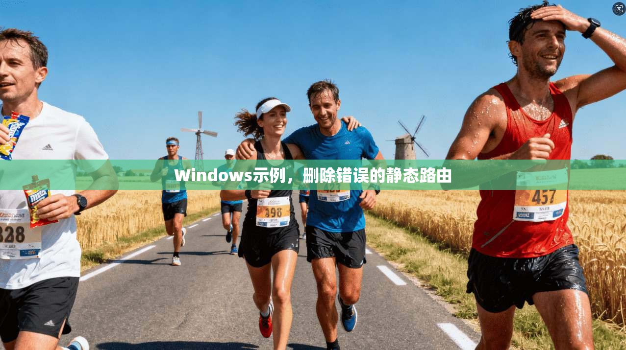 Windows示例，删除错误的静态路由