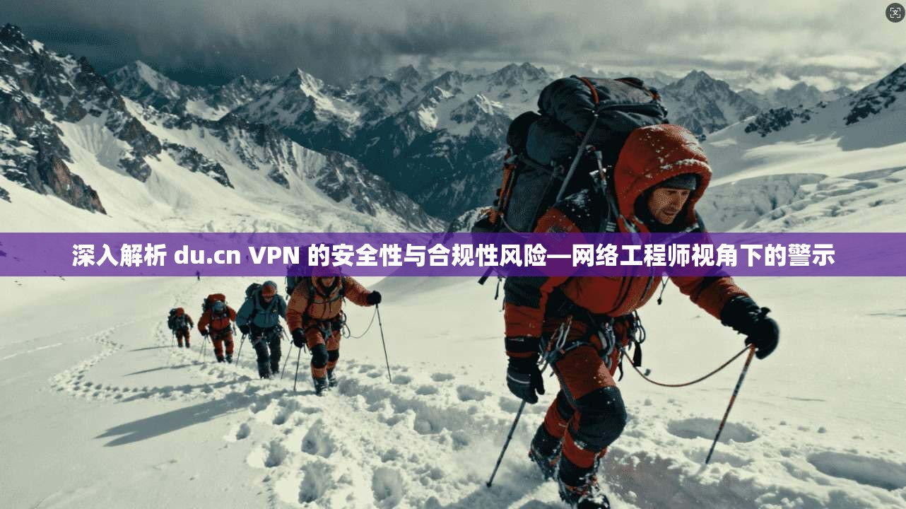 深入解析 du.cn VPN 的安全性与合规性风险—网络工程师视角下的警示  第1张