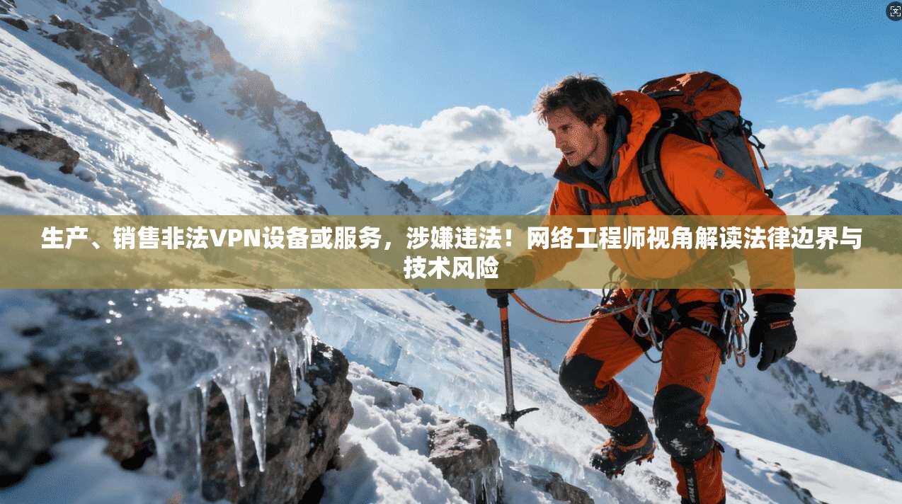 生产、销售非法VPN设备或服务，涉嫌违法！网络工程师视角解读法律边界与技术风险