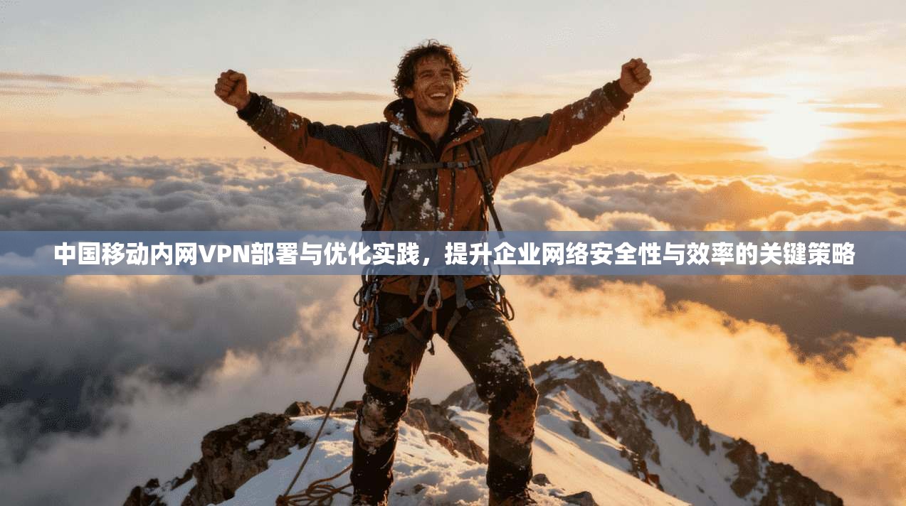 中国移动内网VPN部署与优化实践，提升企业网络安全性与效率的关键策略