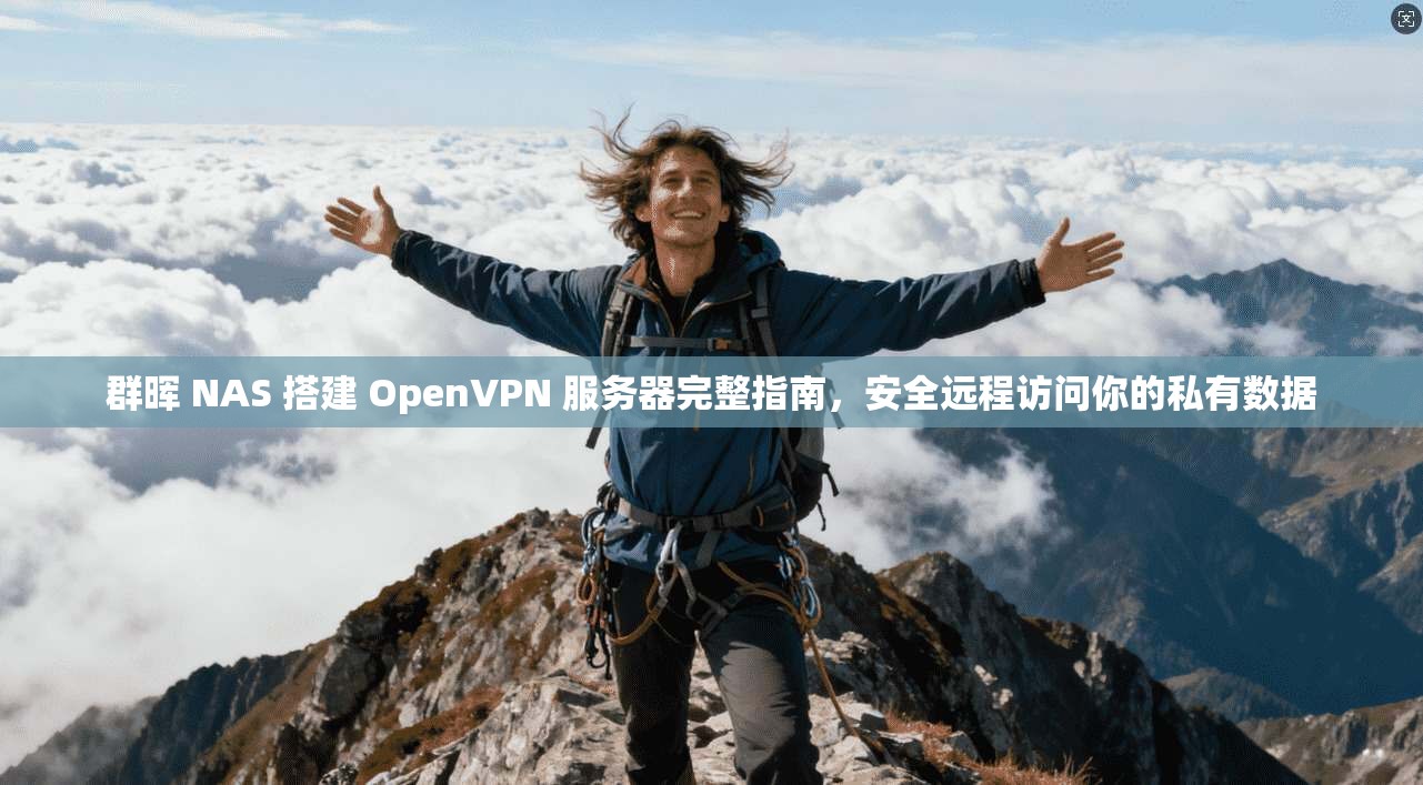 群晖 NAS 搭建 OpenVPN 服务器完整指南，安全远程访问你的私有数据