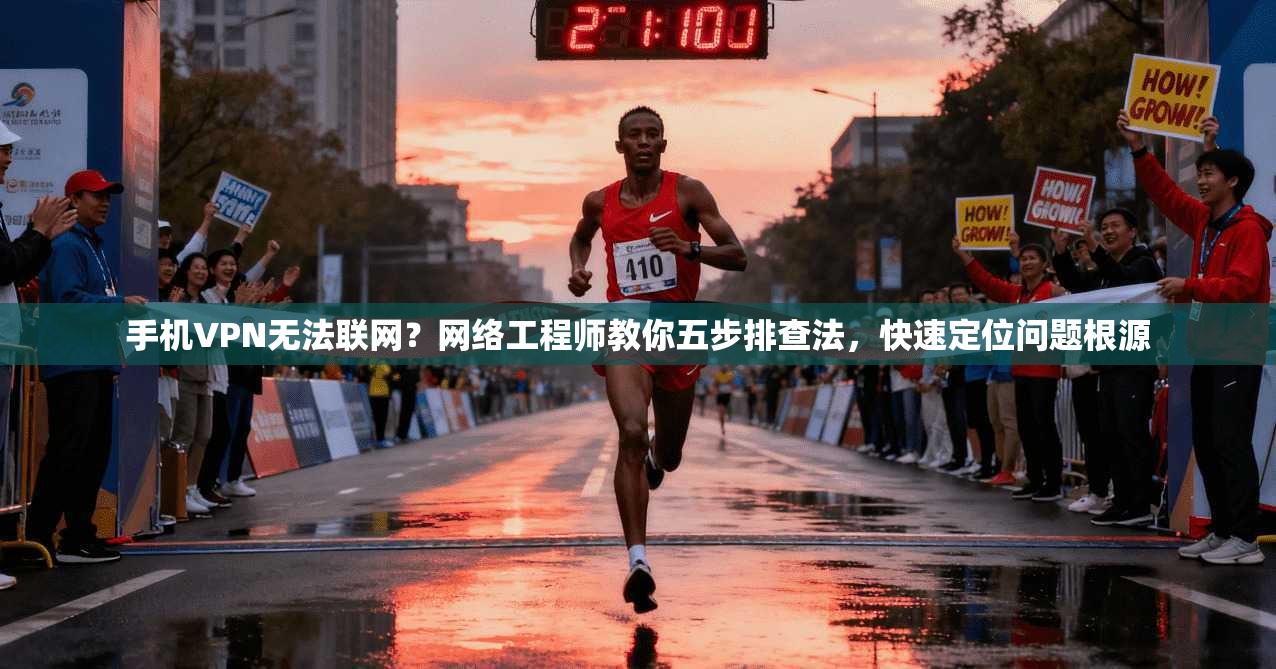 手机VPN无法联网？网络工程师教你五步排查法，快速定位问题根源
