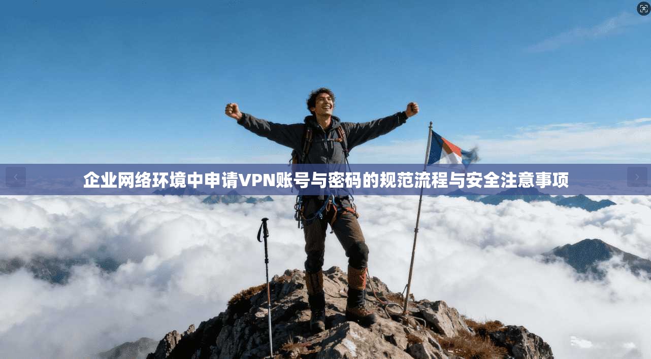 企业网络环境中申请VPN账号与密码的规范流程与安全注意事项