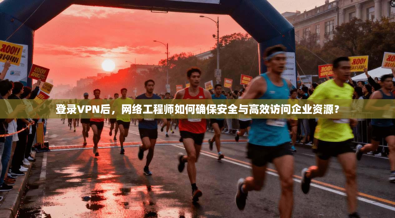 登录VPN后，网络工程师如何确保安全与高效访问企业资源？