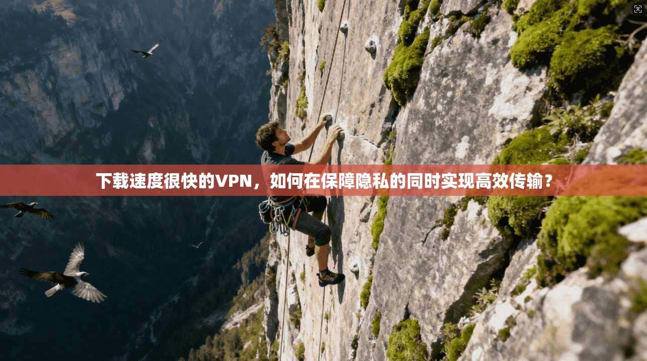 下载速度很快的VPN,如何在保障隐私的同时实现高效传输?