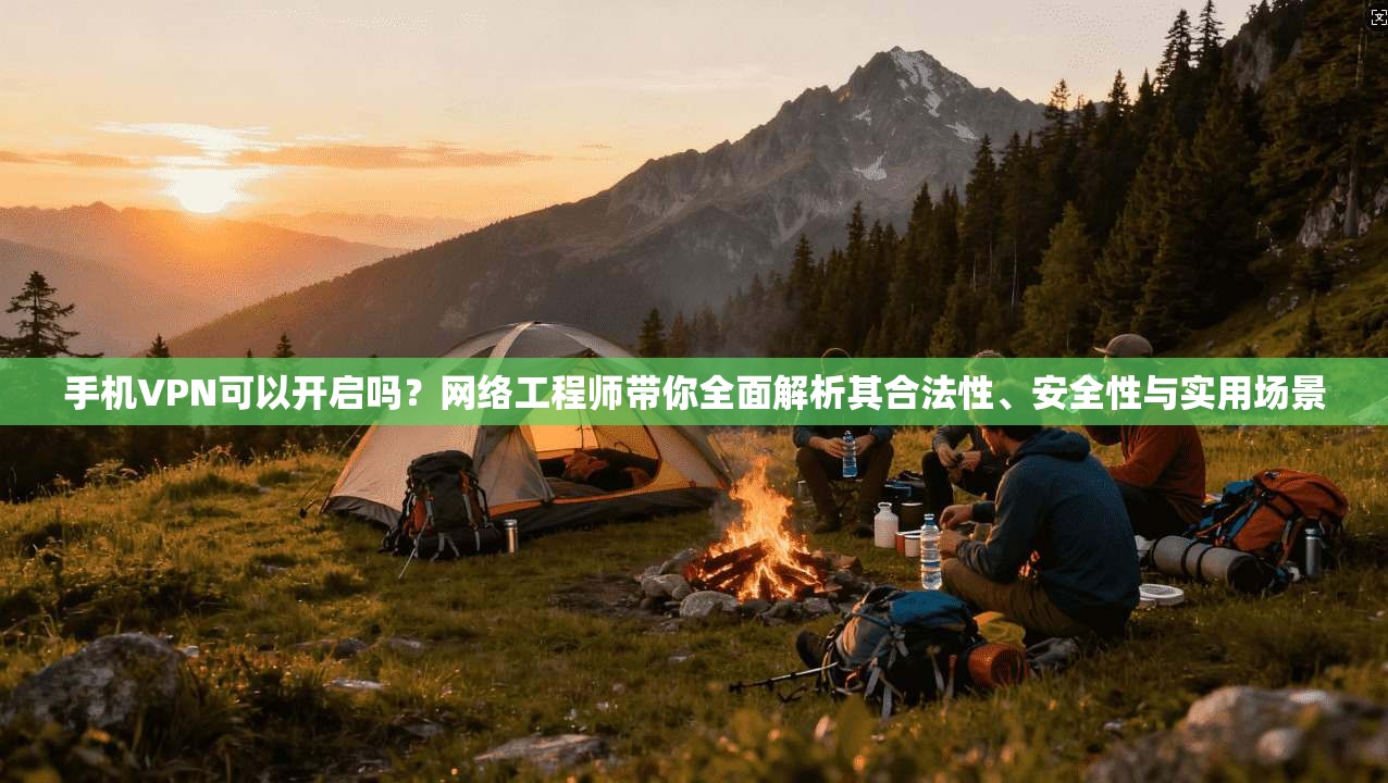 手机VPN可以开启吗？网络工程师带你全面解析其合法性、安全性与实用场景