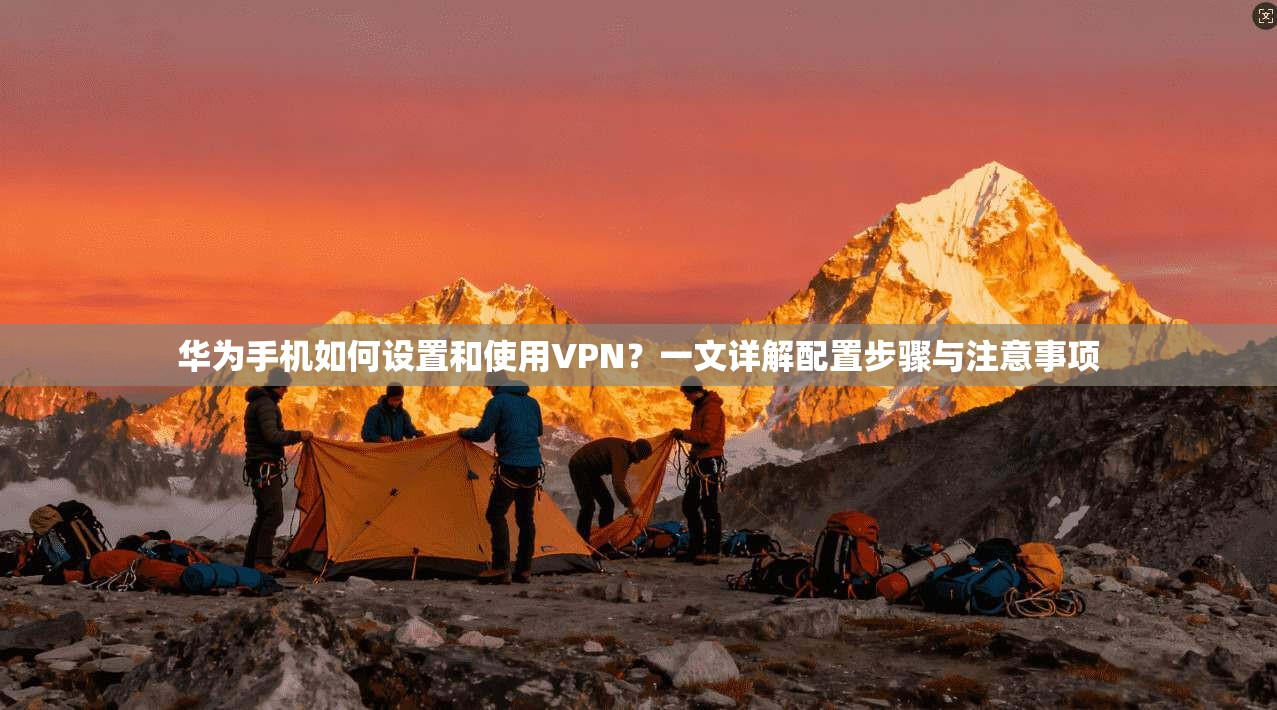 华为手机如何设置和使用VPN?一文详解配置步骤与注意事项