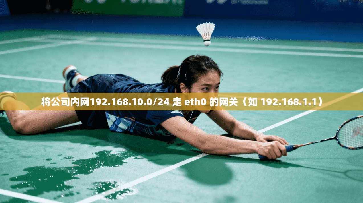 将公司内网192.168.10.0/24 走 eth0 的网关（如 192.168.1.1）