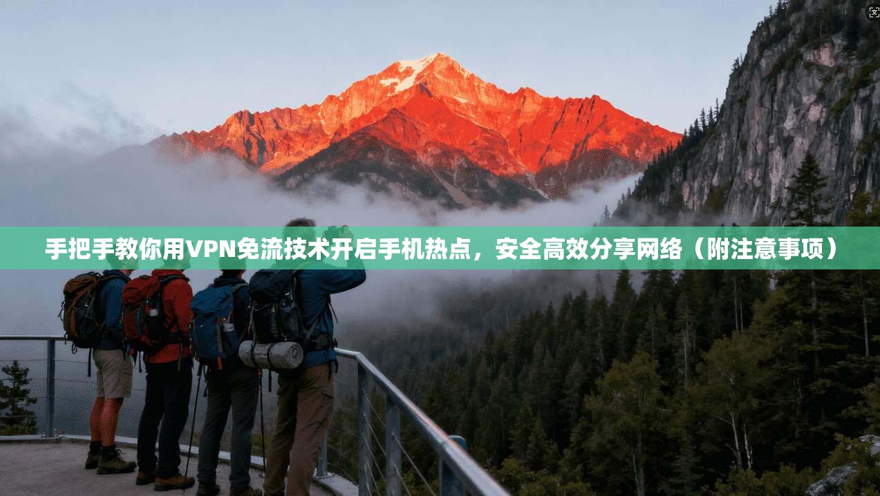 手把手教你用VPN免流技术开启手机热点,安全高效分享网络(附注意事项)