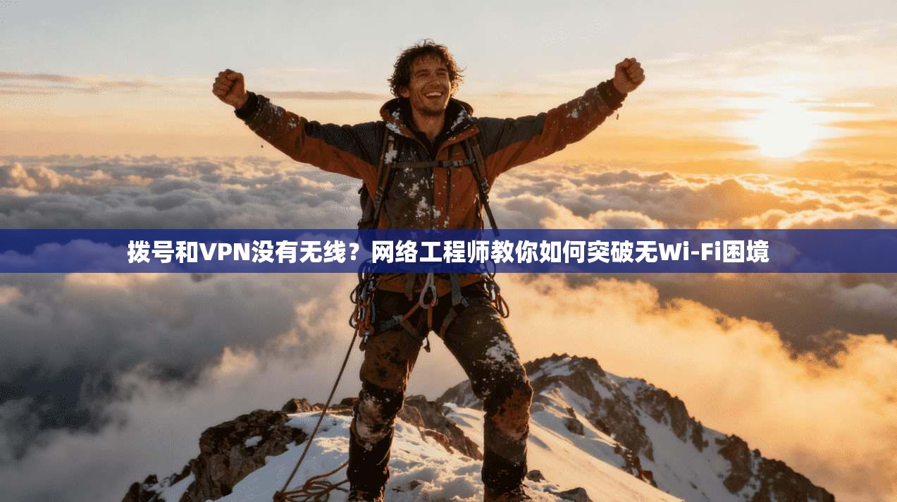 拨号和VPN没有无线？网络工程师教你如何突破无Wi-Fi困境