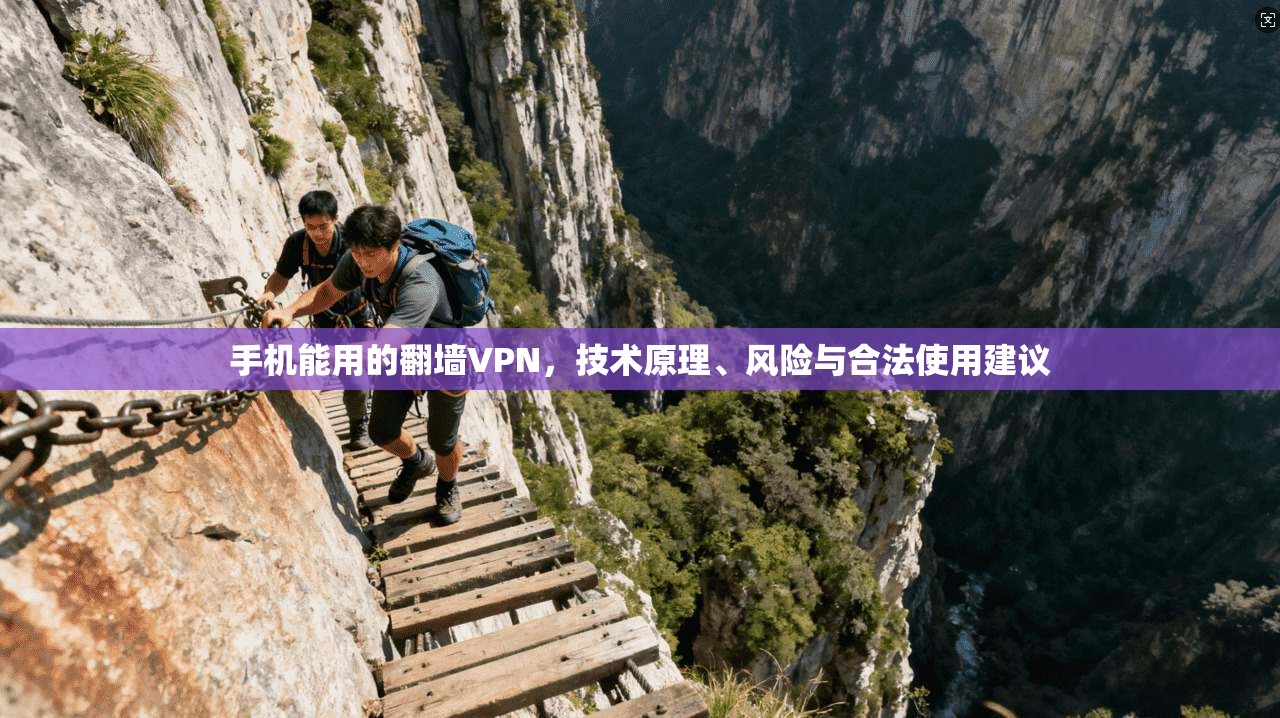 手机能用的翻墙VPN，技术原理、风险与合法使用建议